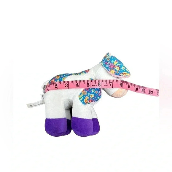 Ganz Webkinz Rockerz Cow Peace Love Moosic Multicolor Plush Cow **No Code** - Picture 6 of 9